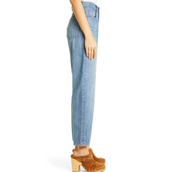 Veronica Beard  High Waist Straight Leg Ankle Jeans In Kystn NWT Size 25 - Picture 5 of 11